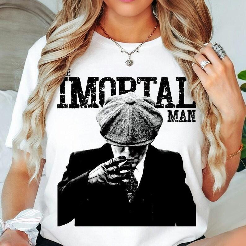 

Летняя мода 2026 Трендовый Мужской Женский Винтажный Топ Томми Киллиан Мерфи Винтажная Рубашка, Футболка Peaky Blinders, Бессмертная Рубашка, Винтажная Рубашка Томми Шелби 4XL