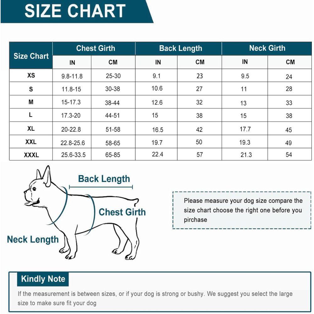 Windproof Dog Coat Waterproof Dog Winter Jacket Warm Dog Vest Cold Weather Pet Apparel with 2 Layers Fleece Lined for Small Medium Large Dogs