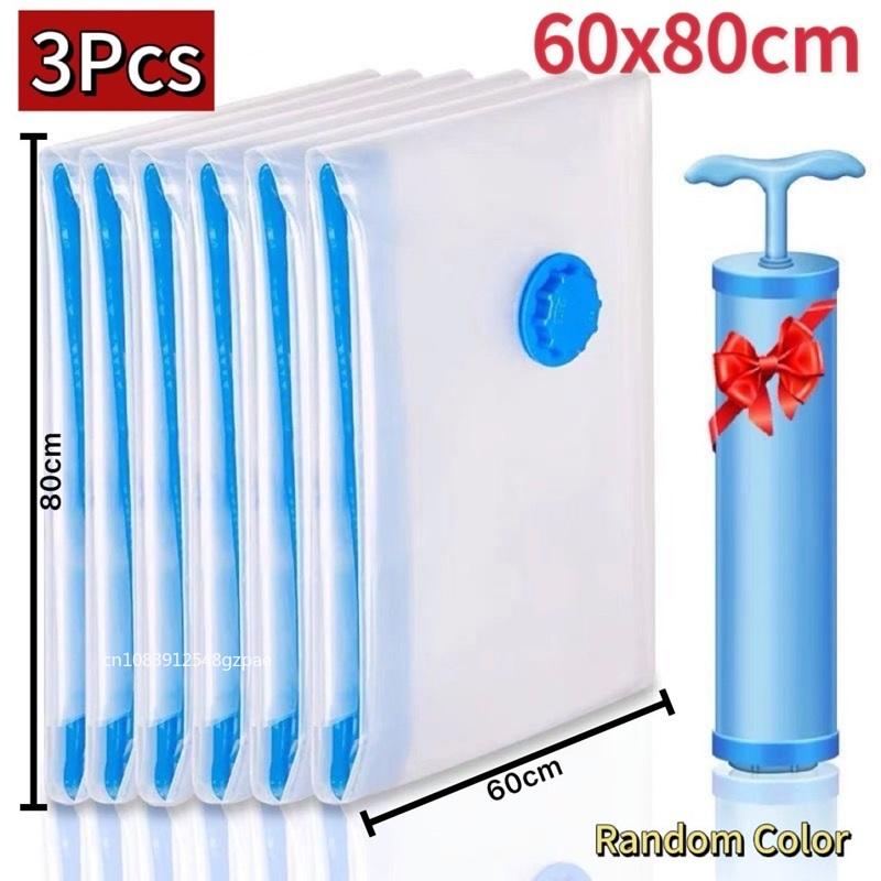 Многоразовый вакуумный мешок и чехол для насоса для хранения одежды большой пластиковый компрессионный пустой мешок контейнер для хранения дорожных принадлежностей 2266₽