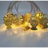 Indoor LED Moon & Star Iron Art String Lights for Eid al-Adha Decor