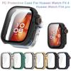 PC Protective Case For Huawei Watch Fit 4 / Fit4 Pro Anti-Drop Hard Bumper Shell Smartwatch Cover Full Screen Glass Protector