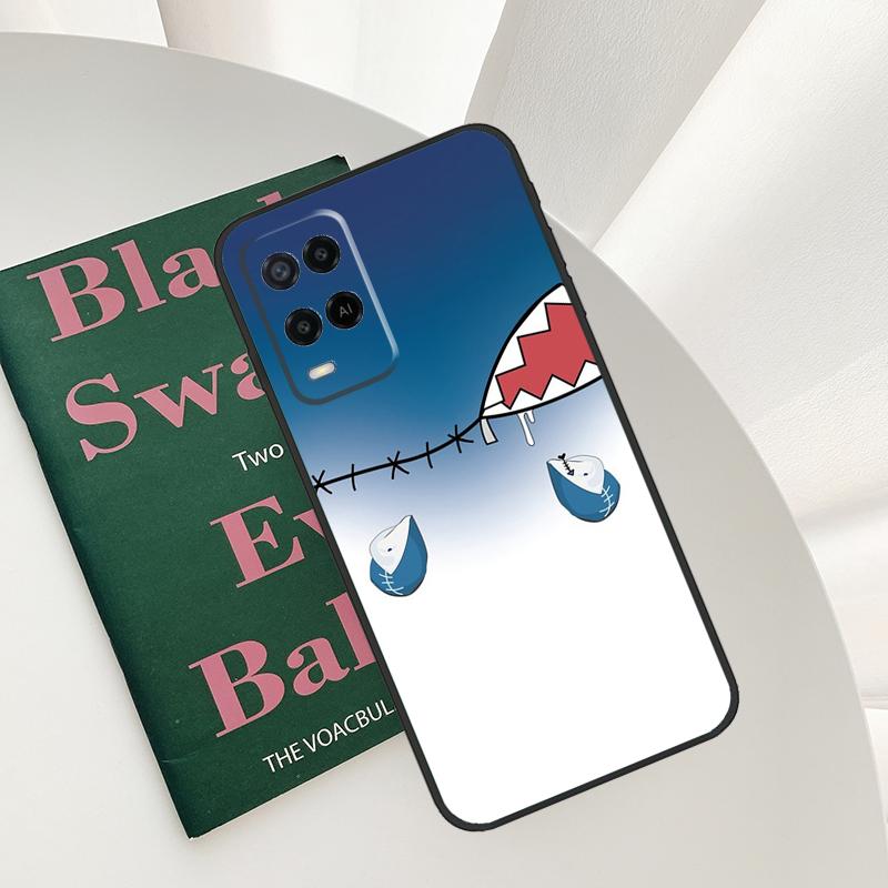 Gawr Gura Hololive Anime Case For Oppo A58 A78 A98 A15 A16 A17 A52 A72 A76 A96 A54 A74 A94 A57 A77 A54S A57S Cover