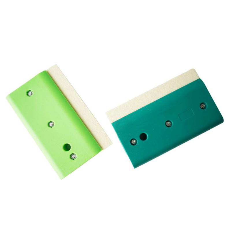 Wool Sscraper Blades Single Side Wool Squeegee Tool Car Wrap Tool Fiber Wrapping Scraper Tools