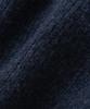 KNITTED (Unisex) Boucle Raglan Crop Round Knit Navy