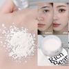 White Translucent Loose Setting Powder, Waterproof Oil‑Control Matte Brightening Natural Face Makeup Powder