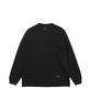 Snow Peak Organic Cotton Mercerized Cut and Long and Size Black L/S T-Shirt SW-25AU010, Sew, Sleeve, Men's Women's, L,