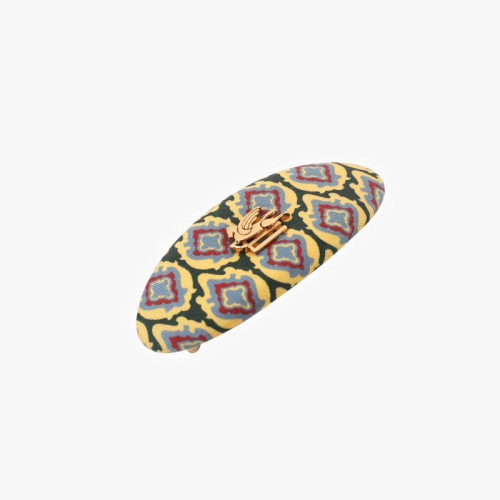 Etro Wf6b0002aa045 X0891 Tie Geometric Silk Hair Clip