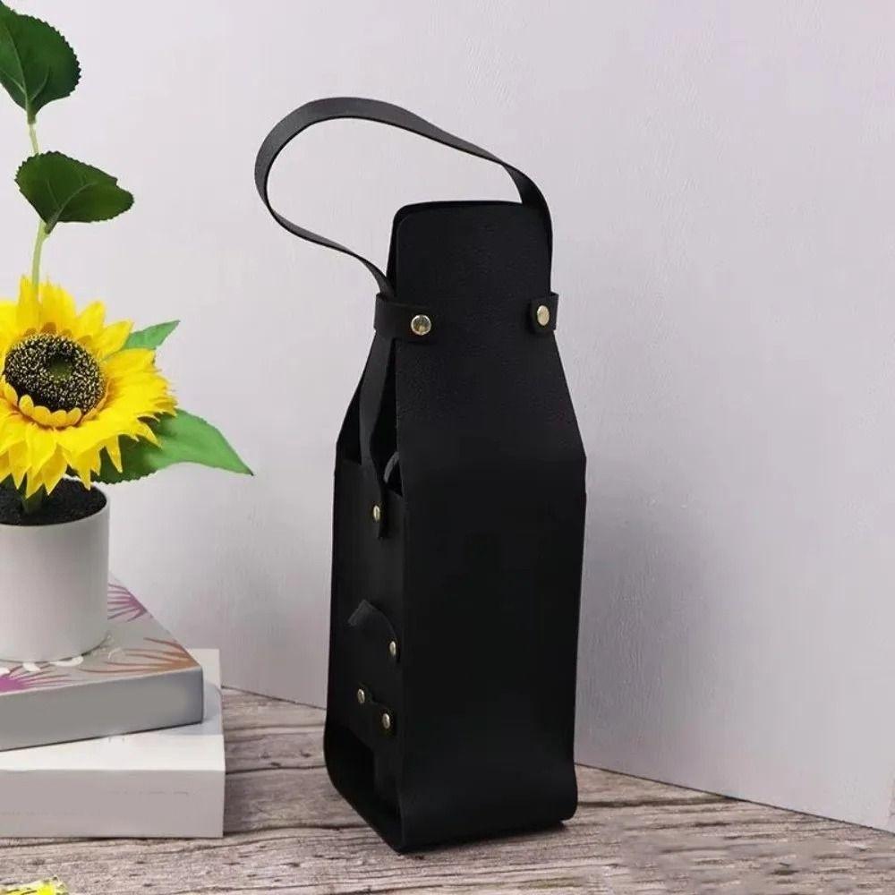 Leichte wiederverwendbare Weintasche Champagner Bier Geschenktaschen Eleganter Flaschenträger für Zuhause