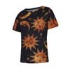 Men's Summer Casual 3D Printed Short Sleeve Round Neck Top T-shirt Blouse