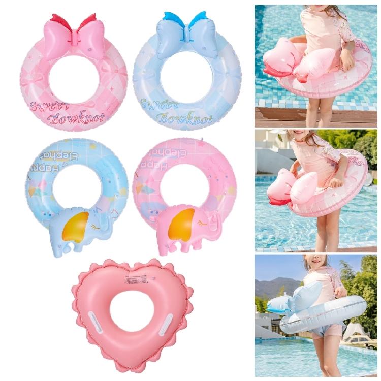 Bowknot Swimming Pool Hoop Swim Float Inflatable Swimming Rings Inflatable