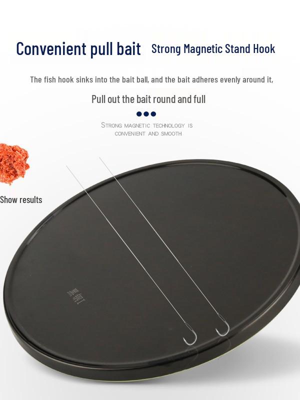 Strong Magnetic Fishing Bait Tray and Loose Feed Basin 18.5cm*1cm