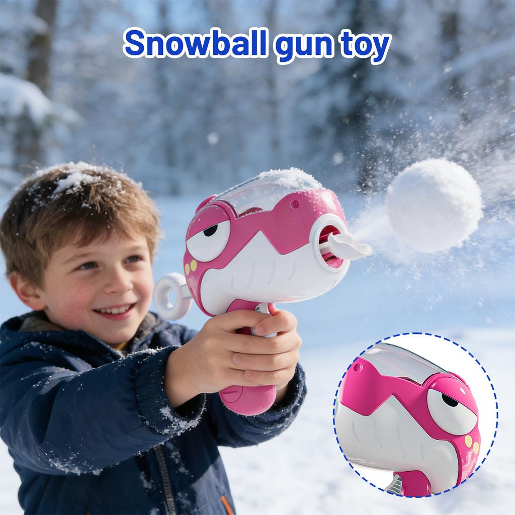 Dinosaur Snowball  Toy For Winter Snowball Fight,  For Children To Play With Personally, Interactive Shooting For Boys