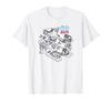 Disney Pixar Toy Story Route To Pizza Planet Sketch Map T-Shirt