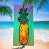 1pc Microfiber Beach Scarf - Pineapple Design Lightweight Quick-Dry Oversized Towel, Soft Durable Large Bath Towel for Travel,