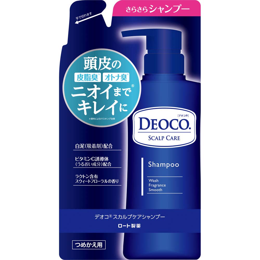 

DEOCO Scalp Care Shampoo Refill 285mL (Vitamin C Derivative White Mud Lactone)