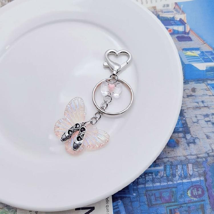 Butterfly Star Keychain Dance Shoes Phone Lanyard Cute Star Charm Phone Strap