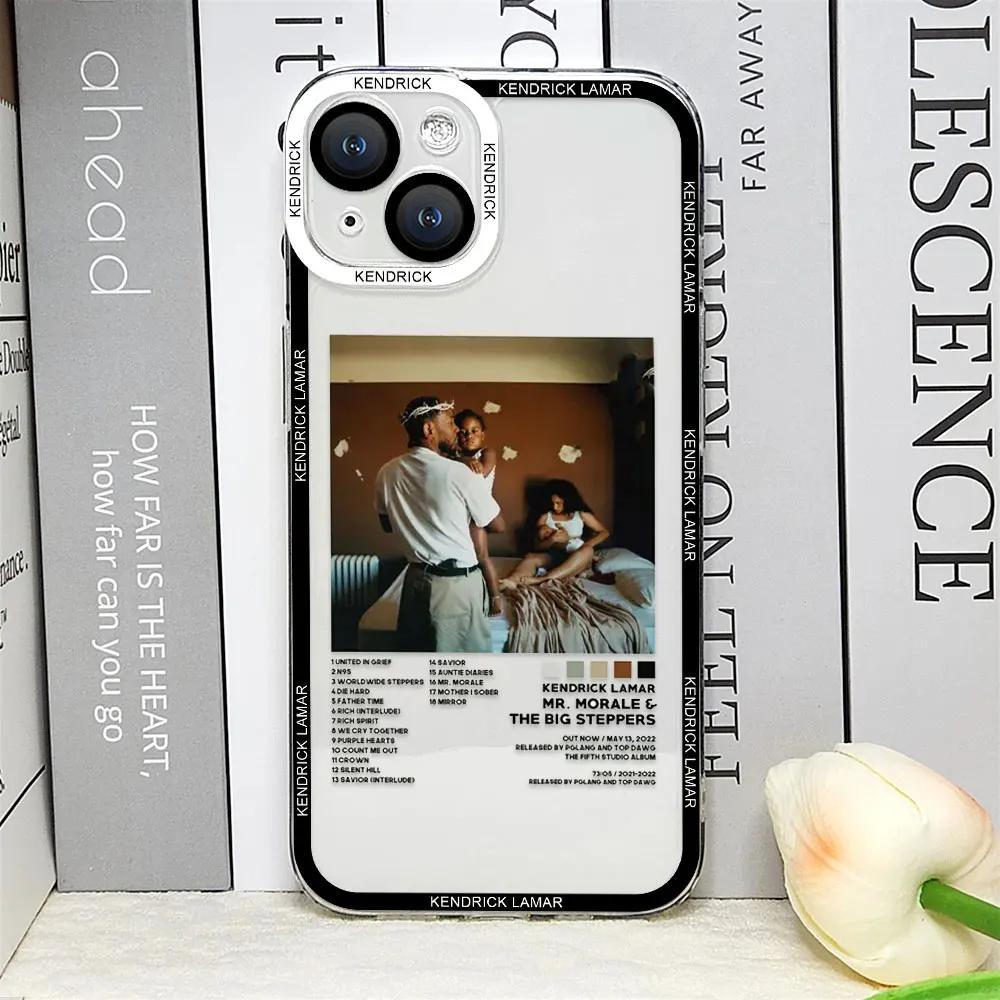 

Kendrick Lamar Minimalist Poster Phone Case for IPhone 16 15 14 13 12 11 Pro MAX Mini XS X SE2 8 7 Plus Cover Clear Fundas Coque iPhone 12 Mini