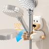 Cute Cartoon Suction Cup Shower Head Bracket Fixed Artifact Home Bathroom Punch-free Children's Shower Head Bracket Removable and Adjustable