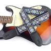 Electric Guitar Strap Acoustic Folk Guitarra Belt Straps Vintage Embroidery Stylish Guitar Straps Pick Pocket Guitar Accessories