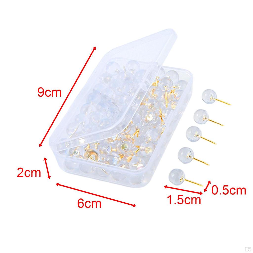100 Pieces of Positioning Pins for Sewing and Quilting Tasks