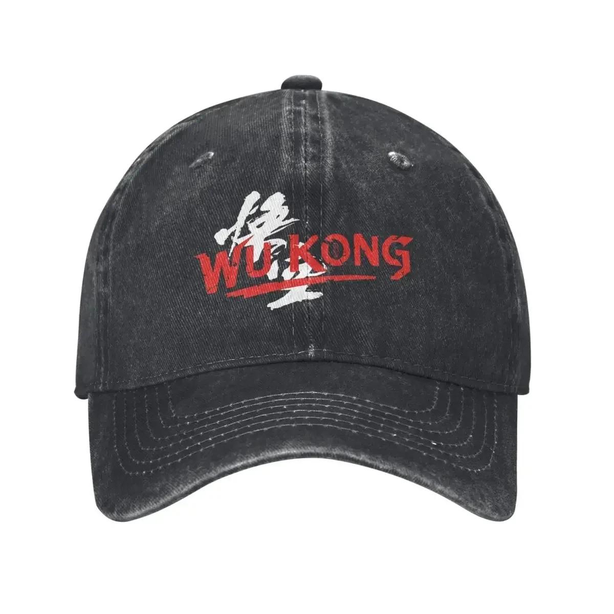 

Vintage Black Myth Wukong Logo Baseball Cap for Men Women Distressed Denim Washed Headwear Game Outdoor Activities Caps Hat One Size