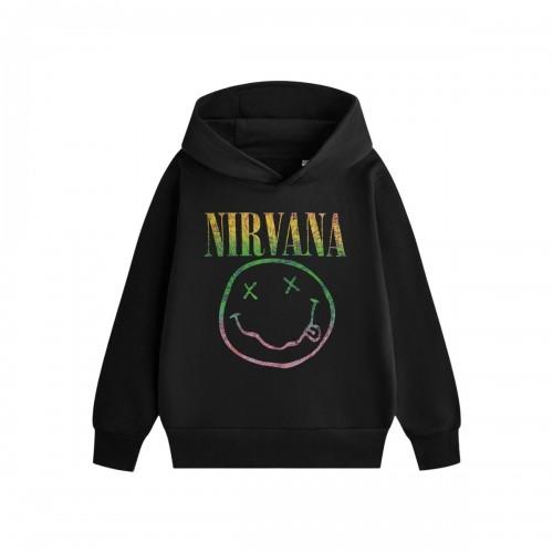 Nirvana Childrens/Kids Rainbow Hoodie