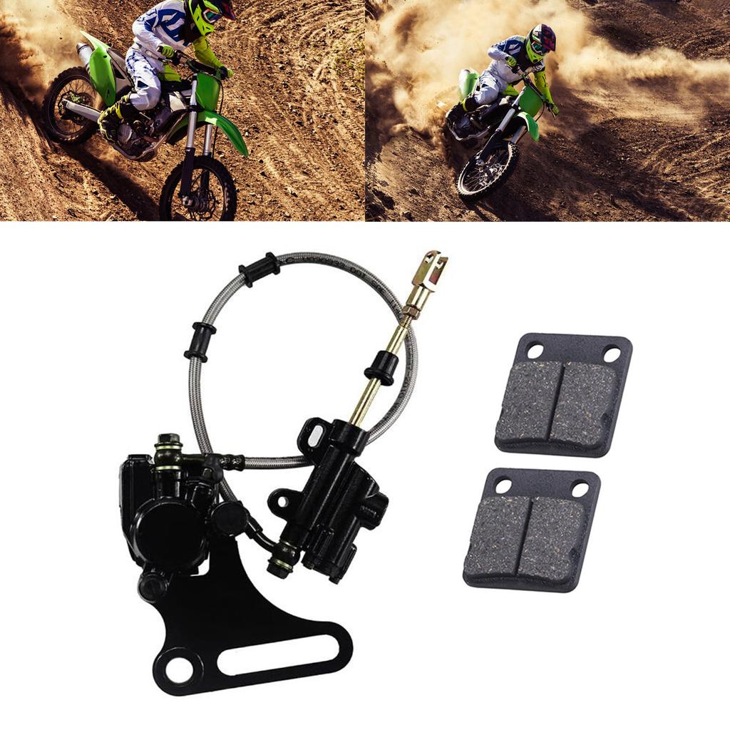 Upgraded Rear Brake Assembly Masters Hydraulic Cylinder Caliper with Replaced Disc Brake Pad for SDG SSR 107 110 125