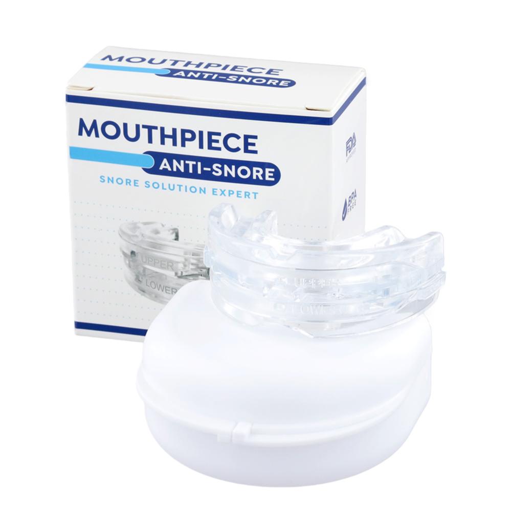 

1/2PCS Anti Snore Mouth Guard Anti-Snoring Mouthpiece Bruxism Snoring Stopper Improve Sleep Quality Mouthpiece with Storage Box