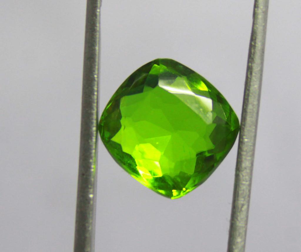 7.90 Carat Exclusive Offer Yellow Alexandrite Cushion Shape Certified Russia Gemstone SN503