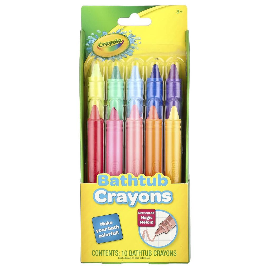 Crayola Křídy do vany, Věk 3+, 9 kříd, 1 extra zdarma