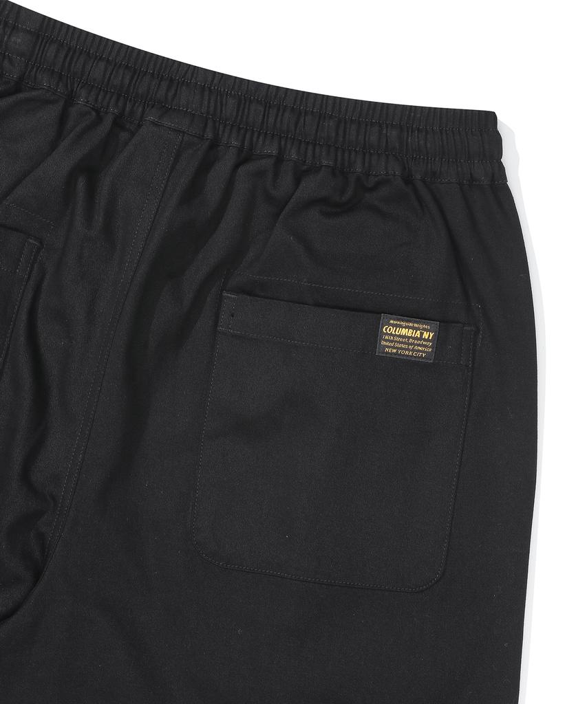 COLUMBIA UNIVERSITY M-Label Loose-Fit Pintuck Pants Black