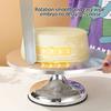 Drehbarer Kuchenständer aus Aluminiumlegierung für Dekoration und zum Drehen von Gebäck und Cupcakes Backzubehör