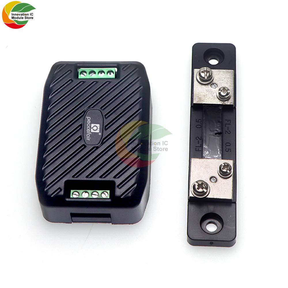 Peacefair Newest PZEM-017 DC 0-300V Voltmeter Ammeter RS485 Modbus Voltage Current Power Energy Meter Electric Watt Meter