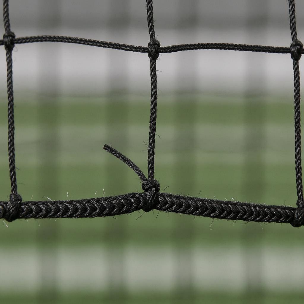 Soccer Rebound Net Black Soccer Training Net Athletic Gear Reinforced Edges Mesh