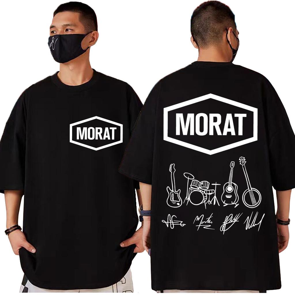 Colombia Band Morat Tour 2025 Merch Tshirt Men Women High Quality Fashion Tshirts Summer Casual Loose Short Sleeve T Shirts