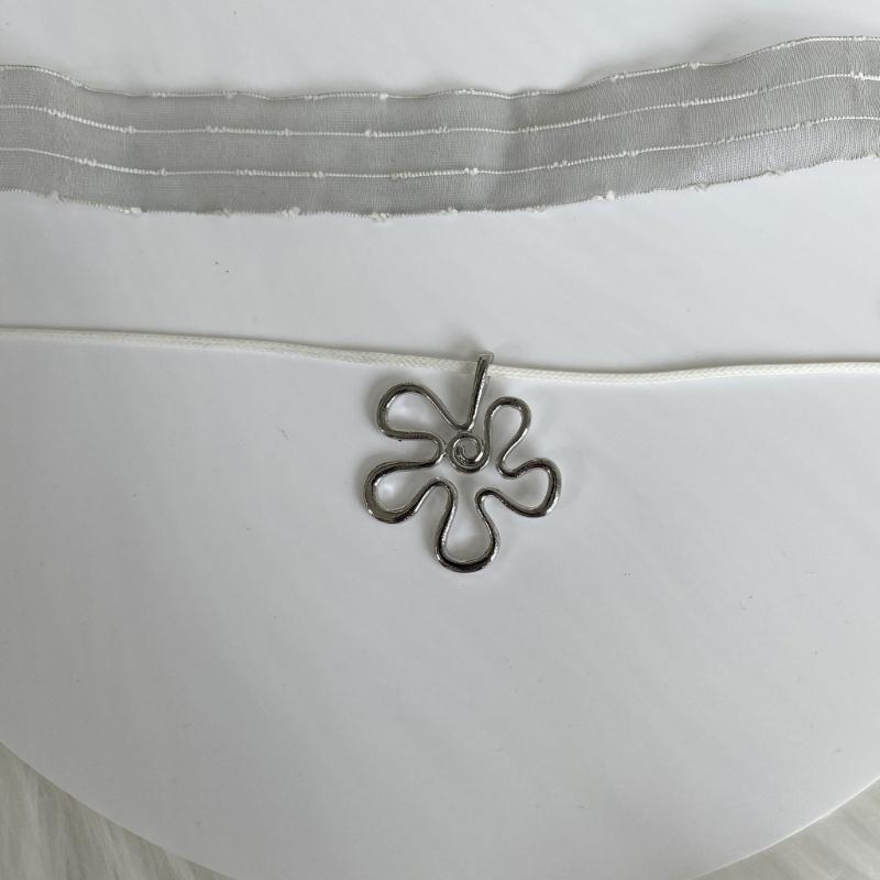 5 Pieces Flower Pendants Small Flower DIY Necklace Bracelet Supplies Alloy Material for Bracelet Bangle Necklace Jewelry