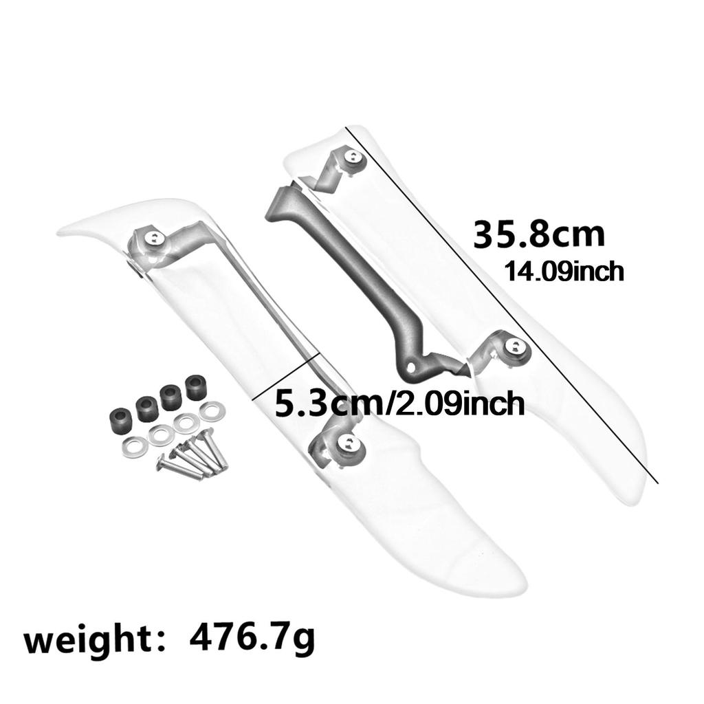 2Pcs Fairing Air Deflector Spare Parts Simple Installation Professional Motorcycle Side Winglet for BMW 2017-2024 K1600GT