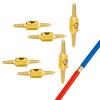 6 Pack Bicycle Brake Hose Connectors with Derailleur Cable Routing Tool