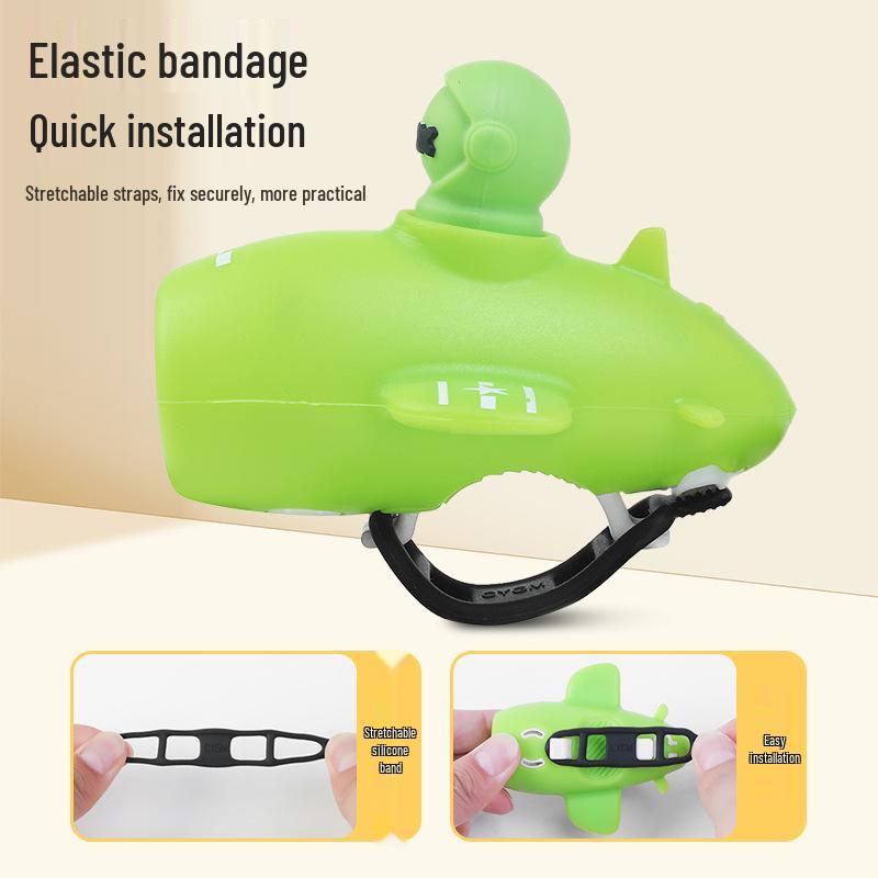 High Brightness Front Bike Light & Horn for Children's Night Riding