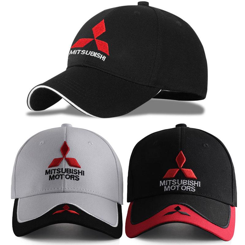 1PCS NEW Unisex Embroidery Baseball Caps Spring And Autumn Outdoor Adjustable Casual Hats Sunscreen Hat For Mitsubishi MOTORS