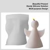 Angel Silicone Mold 3D Angel Aromatherapy Candle-Making Molds Easy Release Crafts Maker Aid For Muffin Soap Dessert Clay
