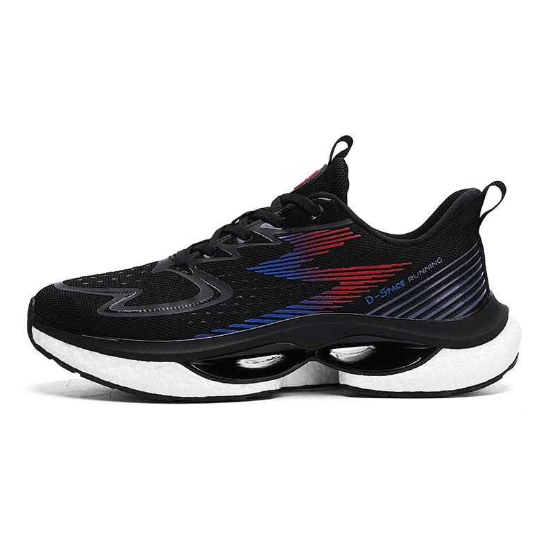 Balanced Cushioning  Sports Shoes Summer Mesh Breathable Running Shoes Couples Lightweight Rebound Sizes 36-45