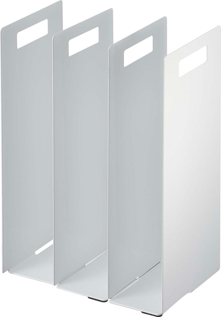 Yamazaki Tower a Set of Two Interlocking Towel Storage Approximately W X D X 30cm 4316, Racks, White, 14.5cm 14.5cm H.