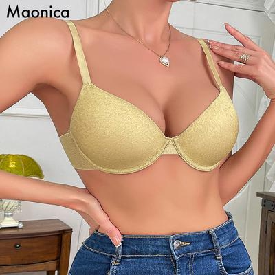 Women's Seamless Underwear Underwire Push Up Bra Anti-sagging Underwear