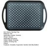 Dual-Handle Serving Tray Anti-slip Dinner Plate Lightweight Stable Countertop Tray Stackable Tray for Food Serving And Storage