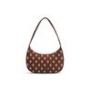 MLB Polyester Shoulder Bag, Handbag, Shoulder Bag Unisex Dark Brown Casual 3ABQS102N-