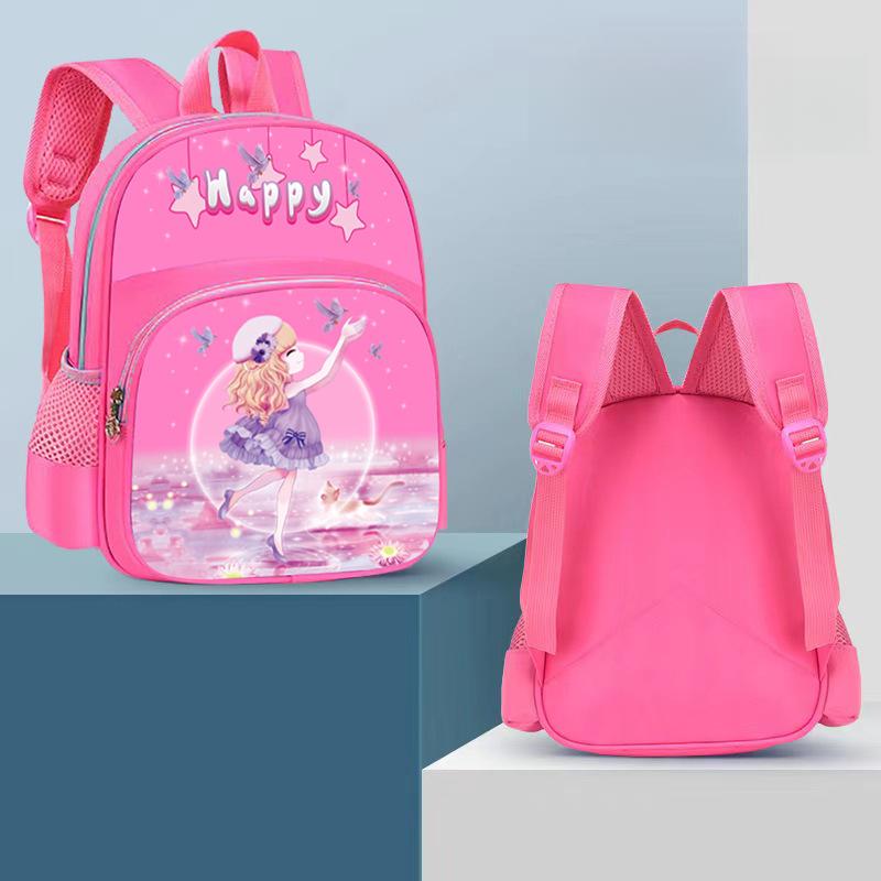 Kindergarten Backpack For Girls Cute Cartoon Princess Design New Model For Girls Aged 2-8 Years Old