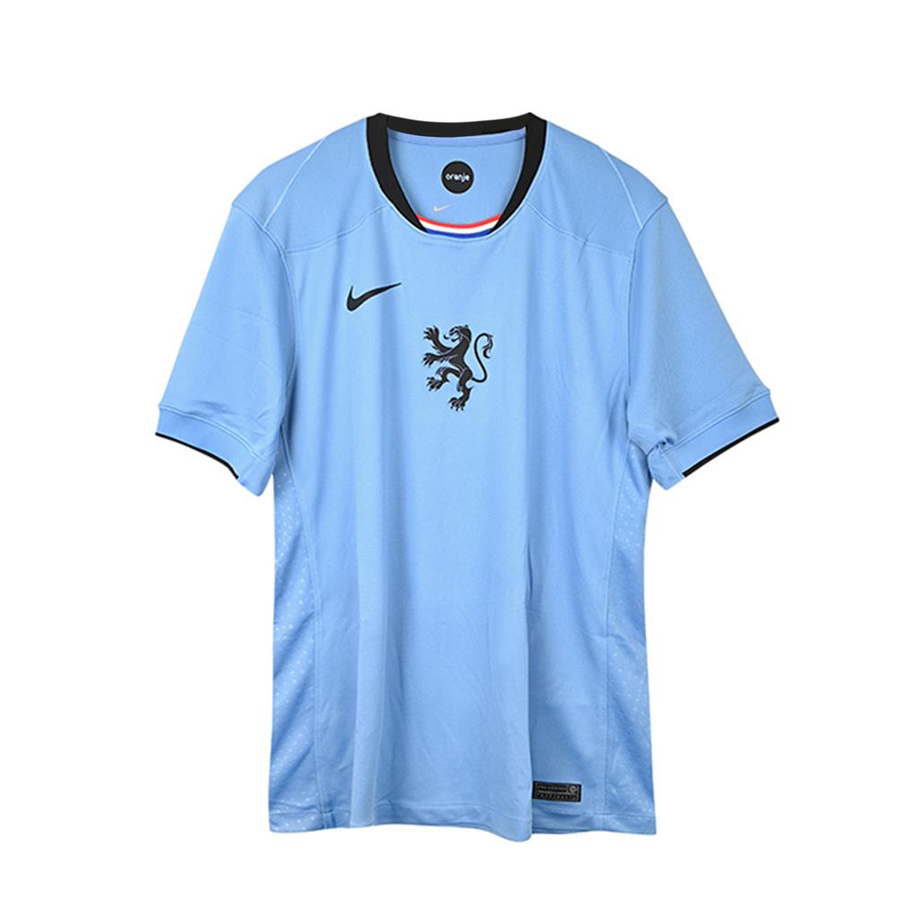 Nike SS25 Comfortable Soft Skin-Friendly Sports Casual Short Sleeve Football Shirt Men Tops Blue FZ9025-489