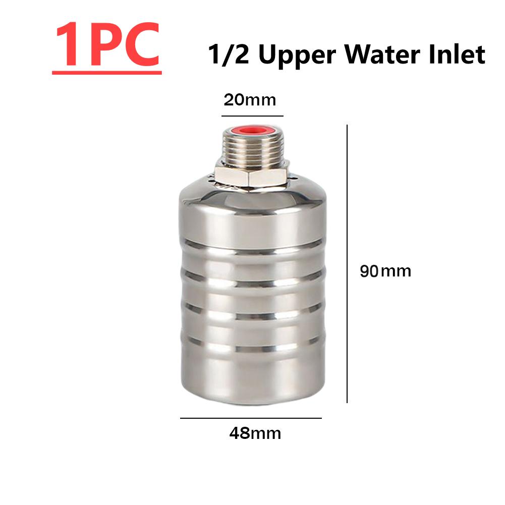 Zawór kulowy pływający ze stali nierdzewnej, automatyczny zawór kontroli poziomu wody, zawór pływakowy 1/2 3/4, zawór odcinający wieżę ciśnień w zbiorniku wody