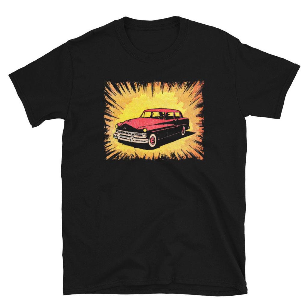 Vintage Comic Car Unisex T-Shirt